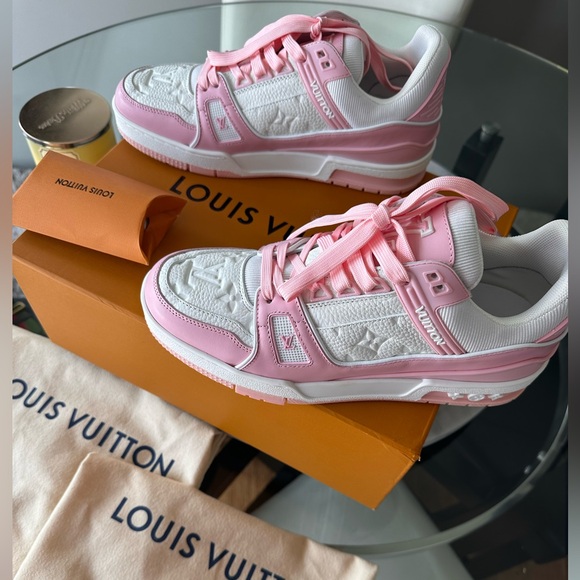LOUIS VUITTON LV Trainer 'White Rose’ - Picture 2 of 4